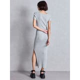 GGプレートハーフスリーブLONGニットワンピース | GYDA | 詳細画像5 