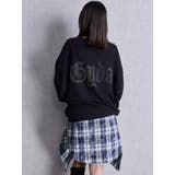 processing checkered print looseシャツ | GYDA | 詳細画像12