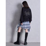 processing checkered print looseシャツ | GYDA | 詳細画像14