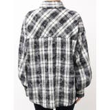 processing checkered print looseシャツ | GYDA | 詳細画像17
