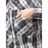 processing checkered print looseシャツ | GYDA | 詳細画像20