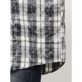 processing checkered print looseシャツ | GYDA | 詳細画像21