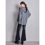 GG drawstringフードチェックシャツ | GYDA | 詳細画像14 