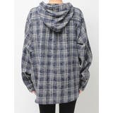 GG drawstringフードチェックシャツ | GYDA | 詳細画像17 