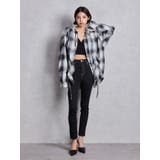 GG drawstringフードチェックシャツ | GYDA | 詳細画像4 