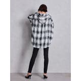 GG drawstringフードチェックシャツ | GYDA | 詳細画像5 