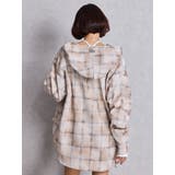 GG drawstringフードチェックシャツ | GYDA | 詳細画像7 