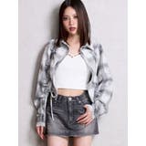 ドロストショートGRUNGEチェックシャツ | GYDA | 詳細画像12 