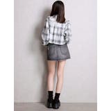 ドロストショートGRUNGEチェックシャツ | GYDA | 詳細画像15 