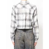 ドロストショートGRUNGEチェックシャツ | GYDA | 詳細画像18 