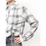 ドロストショートGRUNGEチェックシャツ | GYDA | 詳細画像20 