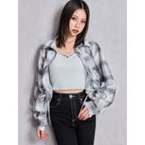 ドロストショートGRUNGEチェックシャツ | GYDA | 詳細画像3 