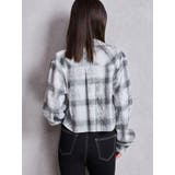 ドロストショートGRUNGEチェックシャツ | GYDA | 詳細画像4 