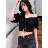 bijou バックルブラウス | GYDA | 詳細画像7