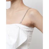 ビジューストーンストラップ2WAYリボンブラウス | GYDA | 詳細画像11 