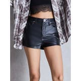 GYDA（ジェイダ） | ハイウエストフェイクレザーショートパンツ