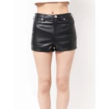 ハイウエストフェイクレザーショートパンツ | GYDA | 詳細画像2 
