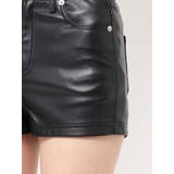 ハイウエストフェイクレザーショートパンツ | GYDA | 詳細画像20 