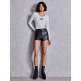 ハイウエストフェイクレザーショートパンツ | GYDA | 詳細画像5 