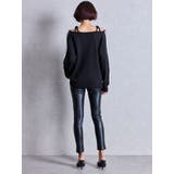 ハイウエストBACKクロスフェイクレザーパンツ | GYDA | 詳細画像7 