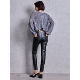 ハイウエストBACKクロスフェイクレザーパンツ | GYDA | 詳細画像9 