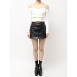 フェイクレザースカートライクショートパンツ | GYDA | 詳細画像22 