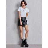 フェイクレザースカートライクショートパンツ | GYDA | 詳細画像4 