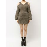 シャギーニットタイトミニスカートライクショートパンツ | GYDA | 詳細画像22 