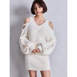 シャギーニットタイトミニスカートライクショートパンツ | GYDA | 詳細画像3 