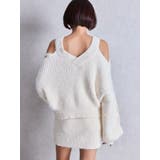 シャギーニットタイトミニスカートライクショートパンツ | GYDA | 詳細画像4 