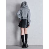 ハイウエストフェイクレザースカートライクショートパンツ | GYDA | 詳細画像8