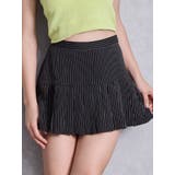 ブラック | プリーツスカートライクショートパンツ | GYDA