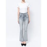 NEWハイウエストBACKクロスフレアパンツ | GYDA | 詳細画像46