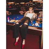 ハイウエスト tear up damageストレートワイドデニムパンツ | GYDA | 詳細画像18