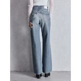 ハイウエスト tear up damageストレートワイドデニムパンツ | GYDA | 詳細画像22