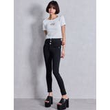 ハイウエストウエストクロススキニーデニムパンツ | GYDA | 詳細画像28 