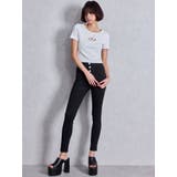 ハイウエストウエストクロススキニーデニムパンツ | GYDA | 詳細画像30 