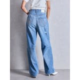 ハイウエストGG Stitch Barrel Leg ダメージデニムパンツ | GYDA | 詳細画像36