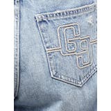 ハイウエストGG Stitch Barrel Leg ダメージデニムパンツ | GYDA | 詳細画像47