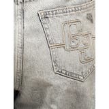 ハイウエストGG Stitch Barrel Leg ダメージデニムパンツ | GYDA | 詳細画像48