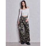 ハイウエストGG Stitch Barrel Leg ダメージデニムパンツ | GYDA | 詳細画像8