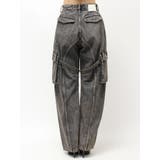 ハイウエスト Urban Utility Wash Cargoデニムパンツ | GYDA | 詳細画像17