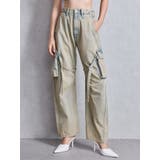 アイスブルー | ハイウエスト Urban Utility Wash Cargoデニムパンツ | GYDA