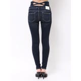 ハイウエストバッククロスダメージスキニーデニムパンツ | GYDA | 詳細画像25 