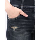 ハイウエストバッククロスダメージスキニーデニムパンツ | GYDA | 詳細画像28 