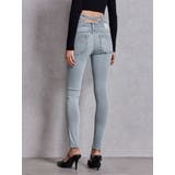 ハイウエストバッククロスダメージスキニーデニムパンツ | GYDA | 詳細画像3 