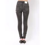 ミドルウエストSIDE RIPPEDスキニーデニムパンツ | GYDA | 詳細画像27