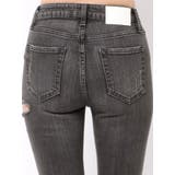 ミドルウエストSIDE RIPPEDスキニーデニムパンツ | GYDA | 詳細画像28