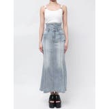 ハイウエストBACKクロスマーメイドデニムスカート | GYDA | 詳細画像21 