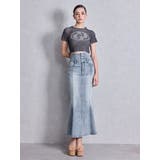 ハイウエストBACKクロスマーメイドデニムスカート | GYDA | 詳細画像5 